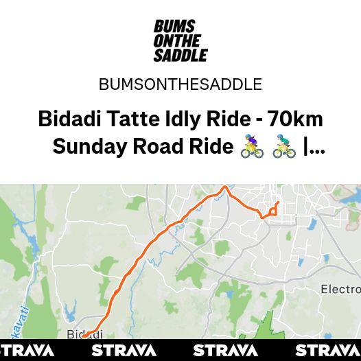 Bidadi Tatte Idly Ride - 70km Sunday Road Ride 🚴‍♀️ 🚴🏻‍♂️ ...