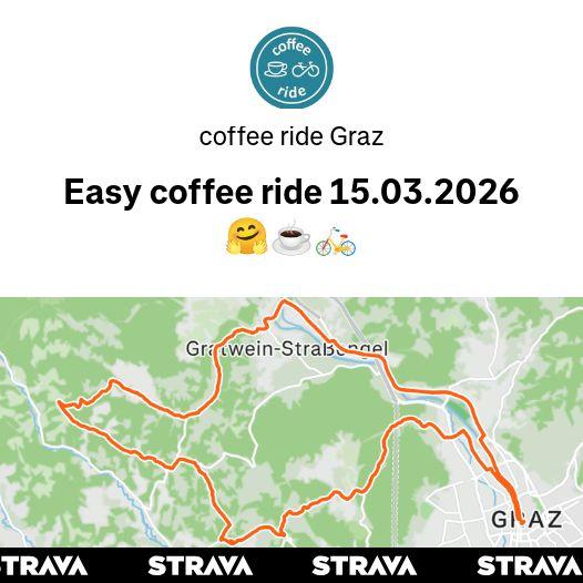 Easy coffee ride 15.03.2026 🤗☕️🚲 | Strava Club Event